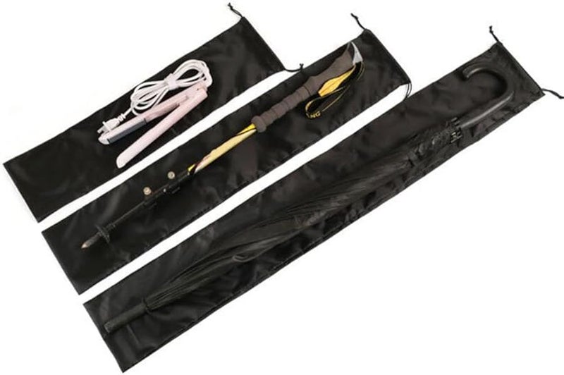 حقيبة نايلون بسحب 15 سم × 60 سم منظِّم لمستلزمات التخييم الخارجية وحامل ثلاثي القوائم - Image 2